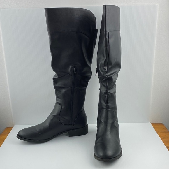 American Eagle Outfitters Black Knee High Boots - Picture 1 of 14